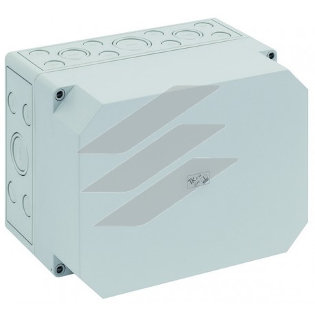 TK-коробка PC 2518-16м, (254х180х165мм), полікарбонат, 32 метричних вводи (24-M20, 4-M25/32, 4-M32/40), IP66, Spelsberg